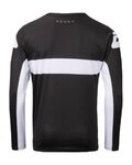 KENNY Cyklistický dres s dlouhým rukávem letní - ELITE - černá/bílá