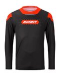 KENNY Cyklistický dres s dlouhým rukávem letní - ELITE - černá/červená