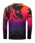 KENNY Cyklistický dres s dlouhým rukávem letní - ELITE - oranžová/fialová/černá