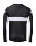 KENNY Cyklistický dres s dlouhým rukávem letní - PROLIGHT - černá/bílá