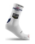 CASTELLI Cyklistické ponožky klasické - QUICKSTEP ROSSO CORSA PRO 15 - bílá