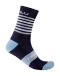 CASTELLI Cyklistické ponožky klasické - GREGGE 15 - modrá