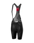 CASTELLI Cyklistické kalhoty krátké s laclem - FREE AERO 4 W - černá