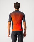CASTELLI Cyklistický dres s krátkým rukávem - INSIDER - oranžová/červená