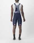 CASTELLI Cyklistické kalhoty krátké s laclem - SUPERLEGGERA - modrá
