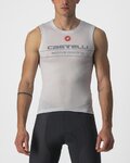 CASTELLI Cyklistické triko bez rukávů - ACTIVE COOLING - šedá