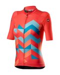 CASTELLI Cyklistický dres s krátkým rukávem - UNLIMITED W - růžová