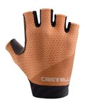CASTELLI Cyklistické rukavice krátkoprsté - ROUBAIX GEL 2W - oranžová