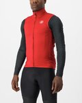 CASTELLI Cyklistická vesta - PRO THERMAL MID - červená