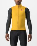 CASTELLI Cyklistická vesta - PRO THERMAL MID - žlutá
