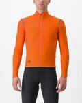 CASTELLI Cyklistický dres s dlouhým rukávem zimní - TUTTO NANO RoS - oranžová