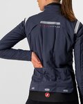 CASTELLI Cyklistická zateplená bunda - ALPHA ROS 2 W - modrá