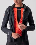 CASTELLI Cyklistická zateplená bunda - ALPHA ROS 2 W - černá
