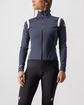 CASTELLI Cyklistická zateplená bunda - ALPHA ROS 2 W LIGHT - modrá