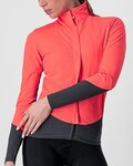CASTELLI Cyklistická větruodolná bunda - BETA ROS W - růžová