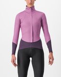CASTELLI Cyklistická zateplená bunda - BETA RoS W - fialová