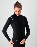 CASTELLI Cyklistický dres s dlouhým rukávem zimní - TUTTO NANO ROS W - černá
