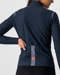 CASTELLI Cyklistický dres s dlouhým rukávem zimní - TUTTO NANO ROS W - modrá