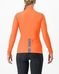 CASTELLI Cyklistický dres s dlouhým rukávem zimní - TUTTO NANO RoS W - oranžová