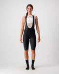 CASTELLI Cyklistické kalhoty krátké s laclem - OMLOOP NANO W - černá