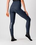 CASTELLI Cyklistické kalhoty dlouhé s laclem - SORPASSO ROS W - modrá