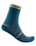 CASTELLI Cyklistické ponožky klasické - AVANTI 12 - modrá