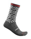 CASTELLI Cyklistické ponožky klasické - TIRAMOLLA 15 - šedá