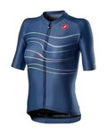 CASTELLI Cyklistický dres s krátkým rukávem - AERO PRO W - modrá