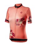CASTELLI Cyklistický dres s krátkým rukávem - PRIMAVERA - oranžová
