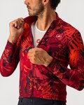 CASTELLI Cyklistický dres s dlouhým rukávem zimní - UNLIMITED - bordó