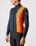 CASTELLI Cyklistický dres s dlouhým rukávem zimní - TRIGUARDO - modrá