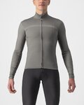 CASTELLI Cyklistický dres s dlouhým rukávem zimní - PRO THERMAL LS - šedá