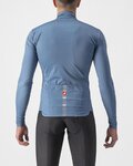 CASTELLI Cyklistický dres s dlouhým rukávem zimní - PRO THERMAL LS - modrá