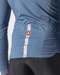 CASTELLI Cyklistický dres s dlouhým rukávem zimní - PRO THERMAL LS - modrá
