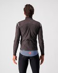 CASTELLI Cyklistická zateplená bunda - PERFETTO ROS LIMITED EDITION - šedá/bílá