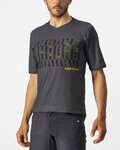 CASTELLI Cyklistický dres s krátkým rukávem - TRAIL TECH - šedá