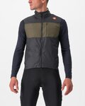 CASTELLI Cyklistická vesta - UNLIMITED PUFFY - antracitová