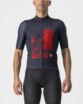 CASTELLI Cyklistický dres s krátkým rukávem - 13 SCREEN - modrá