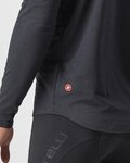 CASTELLI Cyklistický dres s dlouhým rukávem zimní - UNLIMITED MERINO - černá