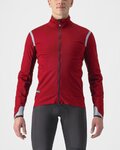 CASTELLI Cyklistická zateplená bunda - ALPHA ULTIMATE INSULATED - červená