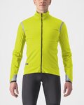 CASTELLI Cyklistická zateplená bunda - ALPHA ULTIMATE INSULATED - žlutá