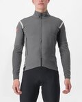 CASTELLI Cyklistická zateplená bunda - PERFETTO RoS 2 CONVERTIBLE - šedá