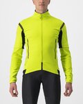 CASTELLI Cyklistická zateplená bunda - PERFETTO ROS 2 CONVERTIBLE - světle zelená