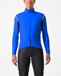 CASTELLI Cyklistická zateplená bunda - PERFETTO ROS 2 CONVERTIBLE - modrá