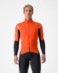 CASTELLI Cyklistický dres s dlouhým rukávem zimní - GABBA ROS 2 - oranžová