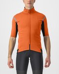 CASTELLI Cyklistický dres s krátkým rukávem - GABBA RoS 2 - oranžová