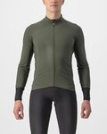 CASTELLI Cyklistický dres s dlouhým rukávem zimní - FLIGHT LS AIR - světle zelená