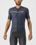 CASTELLI Cyklistický dres s krátkým rukávem - INSIDER - modrá