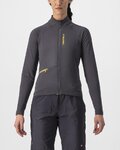 CASTELLI Cyklistický dres s dlouhým rukávem zimní - UNLIMITED TRAIL W - šedá