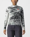 CASTELLI Cyklistický dres s dlouhým rukávem zimní - UNLIMITED W THERMAL - šedá/bílá